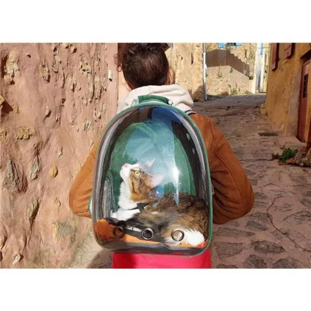 Cat Backpack Carrier,Expandable Pet Bubble Backpack Airline Approved, Pet Travel